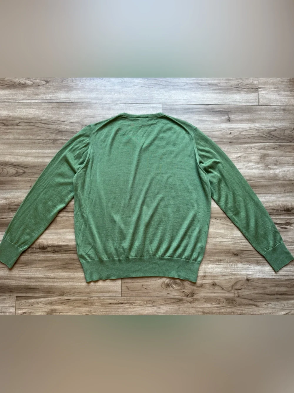 Giorgio Armani Black Label premium blend cashmere silk sweater Men’s Sz 48 Green